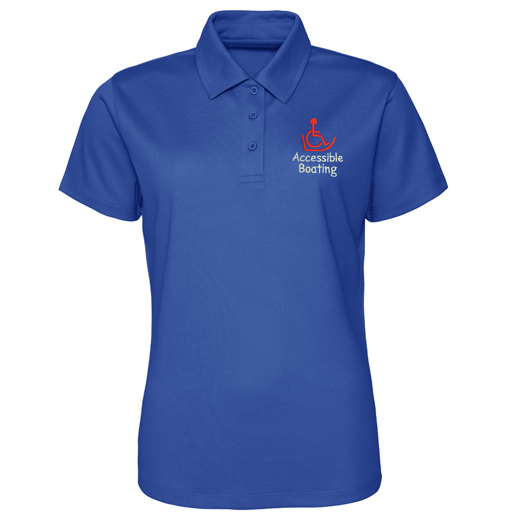 Accessible Boating Ladies Polo Shirt by AWD