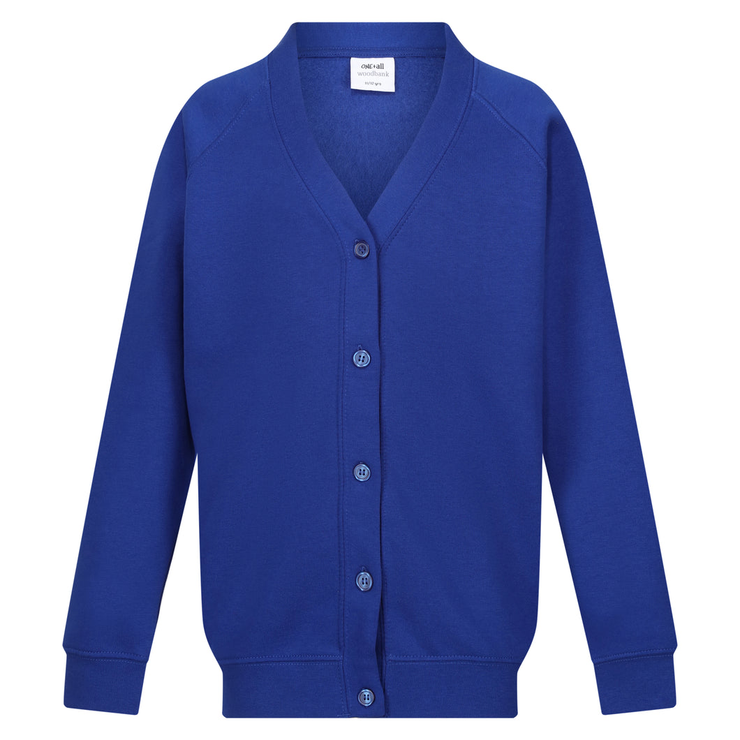 Woodbank Sweatshirt Cardigan - Royal Blue