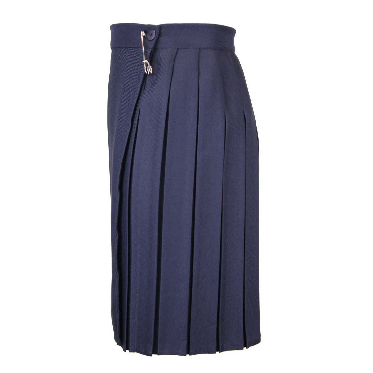 Navy Kilt Style Skirt